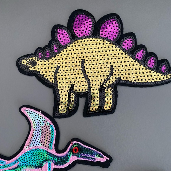 Dinosaur sequin patches NEW - Picture 3 of 8